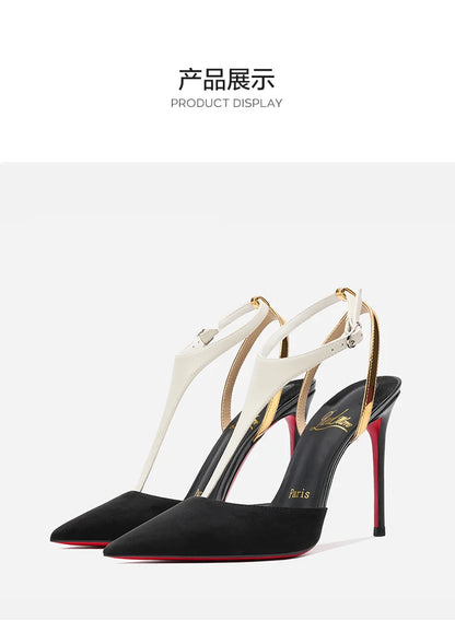 heeled Gladiator sandals Summer Designer Heels for women Luxury Brand Red Bottom High Heels Elegant Ladies Party Shoes women