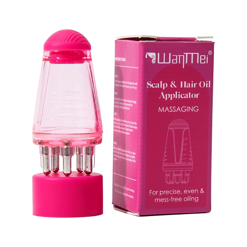 6ML Scalp Applicator Liquid Comb Essential Oil Portable Mini Massage Hair Growth Serum Oil Nourish Comb Hair Root Care Tools