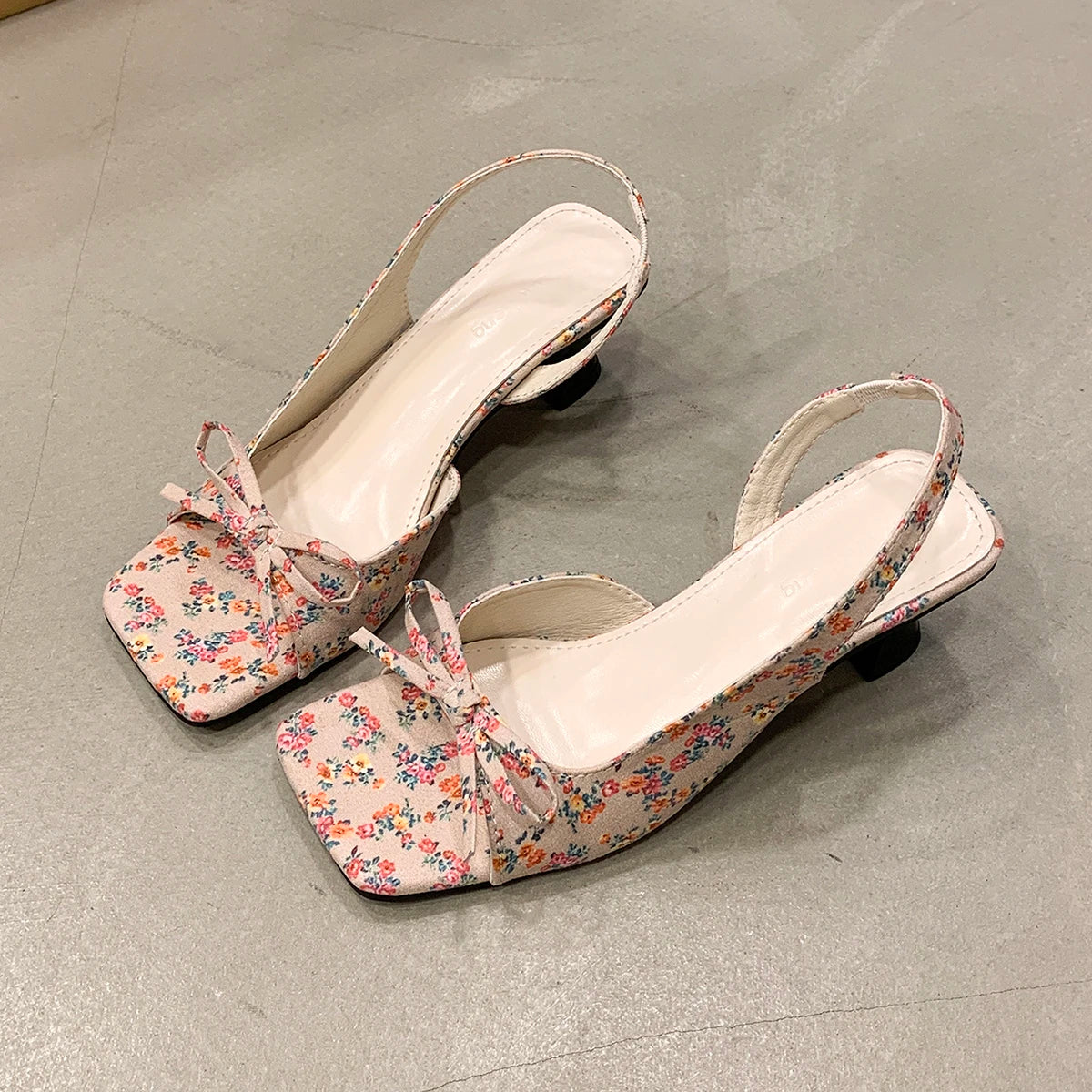Women's Sandals Bow Elegant Fashion Shoes 2026 New Summer High Heels Slides Luxury Trend Open Toe Women Sandals Mujer Zapatos