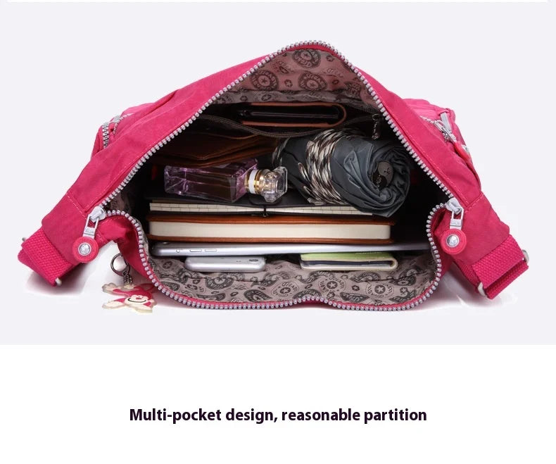 TEGAOTE Messenger Bags Women Crossbody Shoulder Bag Lady Bolsa Feminina Mujer Large Solid Beach Travel Bag Female Zipper 2024