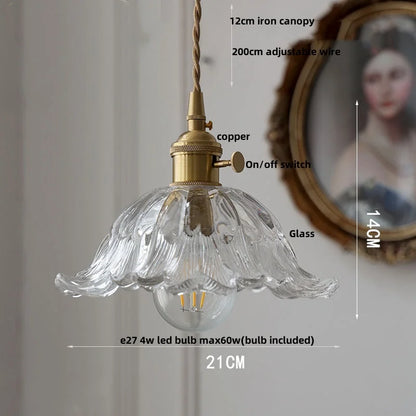IWHD Knob Switch LED Pendant Lamp Bedroom Restaurant Cafe Luxury Crystal Glass Nordic Modern Interior Home Decor Hanging Lights