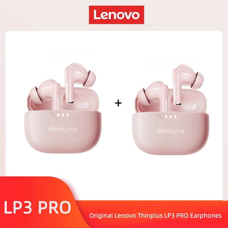 Original Lenovo Lp3 Pro TWS Earphones Wireless Bluetooth 5.3 Earbuds HIFI Sound Noise Reduction HD Call Low Latency Headphones