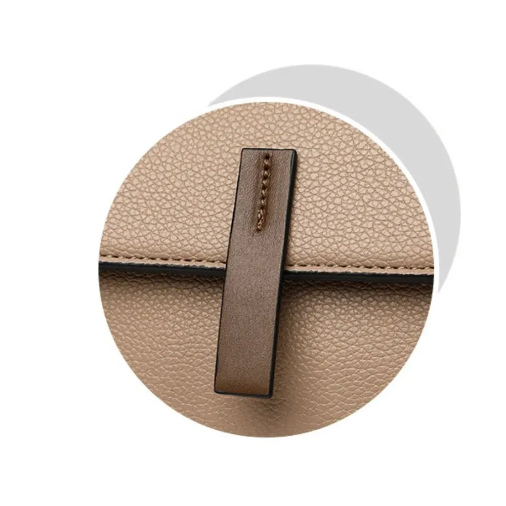 Genuine Leather Women Crossbody Bag Shoulder Bags Luxury Solid Color Cow Leather Handbag Elegant Female Messenger Bag