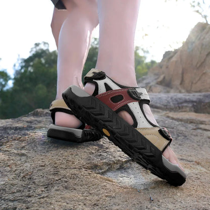 Men Sandals Outdoor Camping Hiking Water Wading Sports Shoes Anti Slip Quick Drying New Summer Comfortable Beach Shoes for Youth
