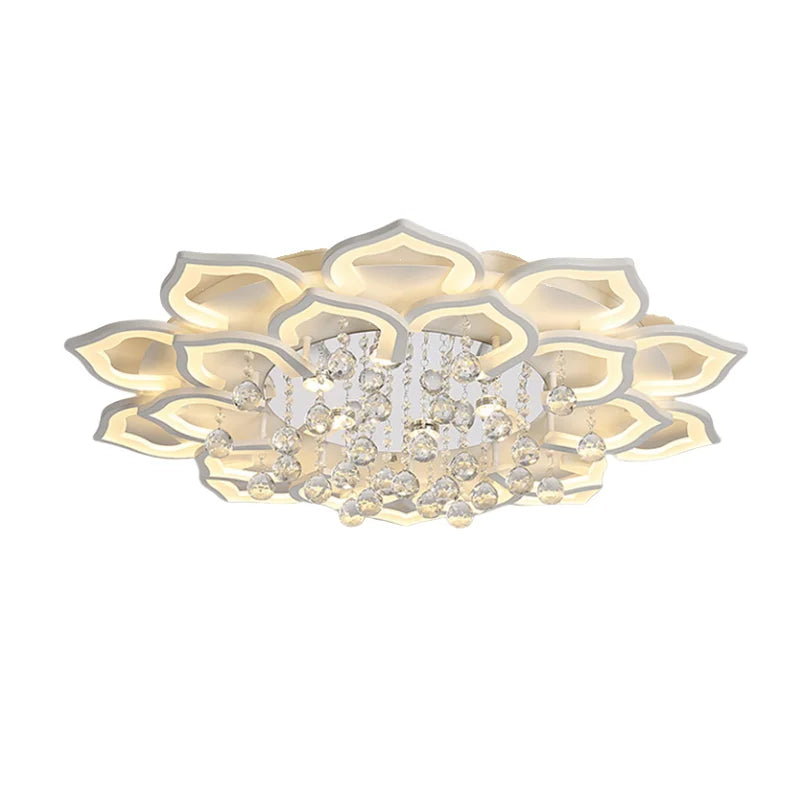 Modern Crystal Chandelier Ceiling Chandeliers For Living Room Lamp Bedroom Kitchen Lustre Indoor Lighting LED Fixtures Lights