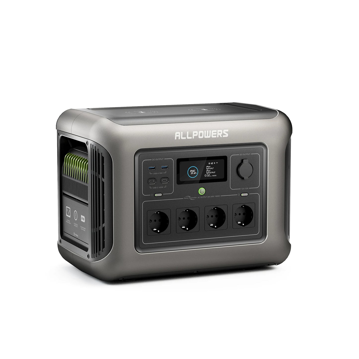 ALLPOWERS R1500 LITE Portable Power Station 1056Wh LiFePO4 Solar Generator with UPS 4x1600W AC Outlets 650W MPPT for RV Camping