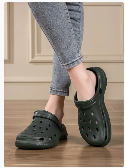 2026Summer Men Clogs Sandals Men's and Women's Leisure Slippers Beach Slides Home Garden Shoes Outdoor Sandals Plus Size46 47 48