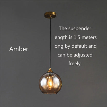 Dropshipping Glass Pendant Lights Modern Living Room Restaurant Kitchen Fixtures Pendant Lamp Home Decor Lamps Bedroom Luminaria