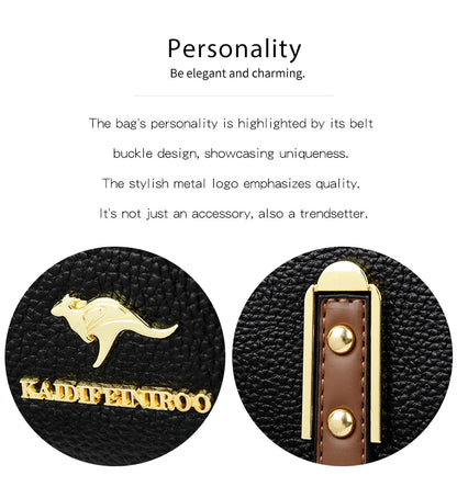 Genuine High Quality Soft Leather Women's Handbag Trend Designer Female Crossbody Bag Casual Shoulder Messenger Handbags 2025