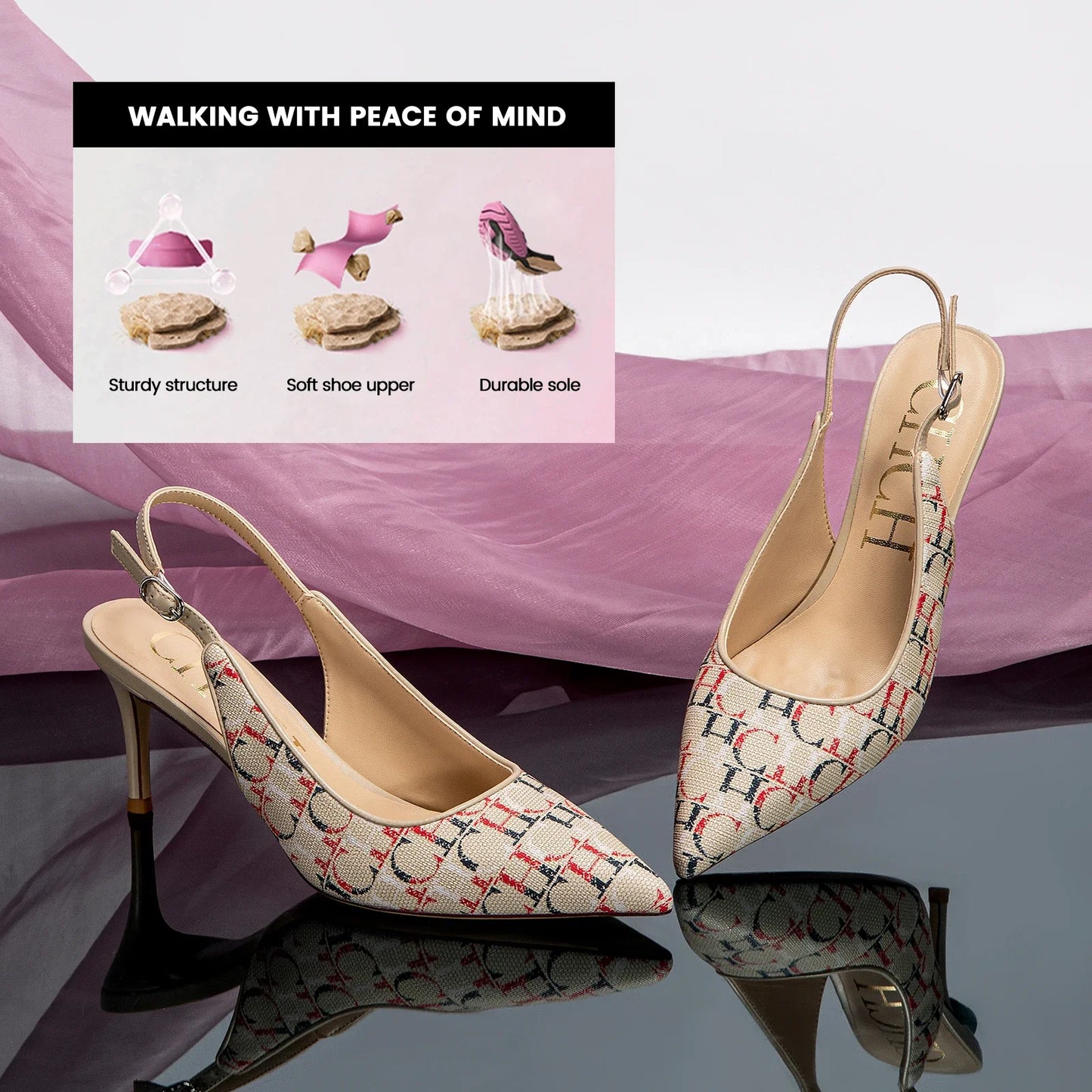 2024 Heels CHCH Women's 7cm High Heels Ankle Strap Heeled Sandals Wedding Party Dress Shoes