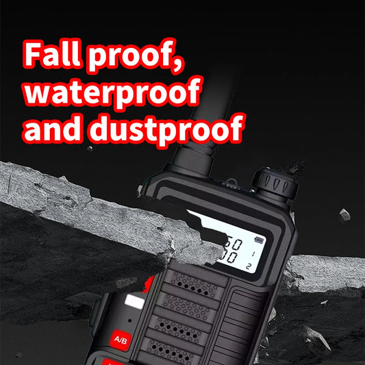 1PC Baofeng UV-10R Dual Band HF Transceiver High Power 10W Professional UV10R Walkie Talkie Long Distance Two Way Ham Radio