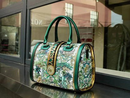 2026 Ladies Hand Bag Classic Geometric Pattern Large-capacity Pillow Handbags Women's Totes Microfiber Messenger Shoulder Bag