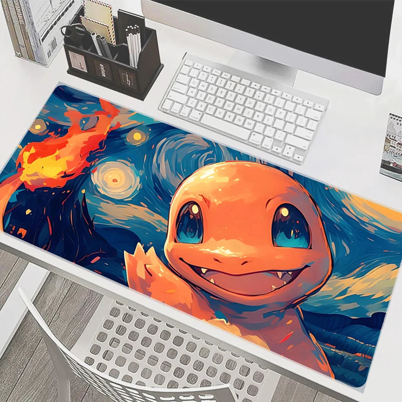 Kawaii Mouse Pad Pokemon Gengar Anime XXL Cute Girl Gabinete Gamer Computer Desk Mat Keyboard Pad PC Gaming Accessories Mousepad