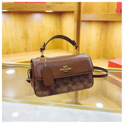Advanced Women's Bag 2026 New Trendy Retro Small Square Bag Casual Versatile Women's Luxury Hand-Held Shoulder Crossbody Bag