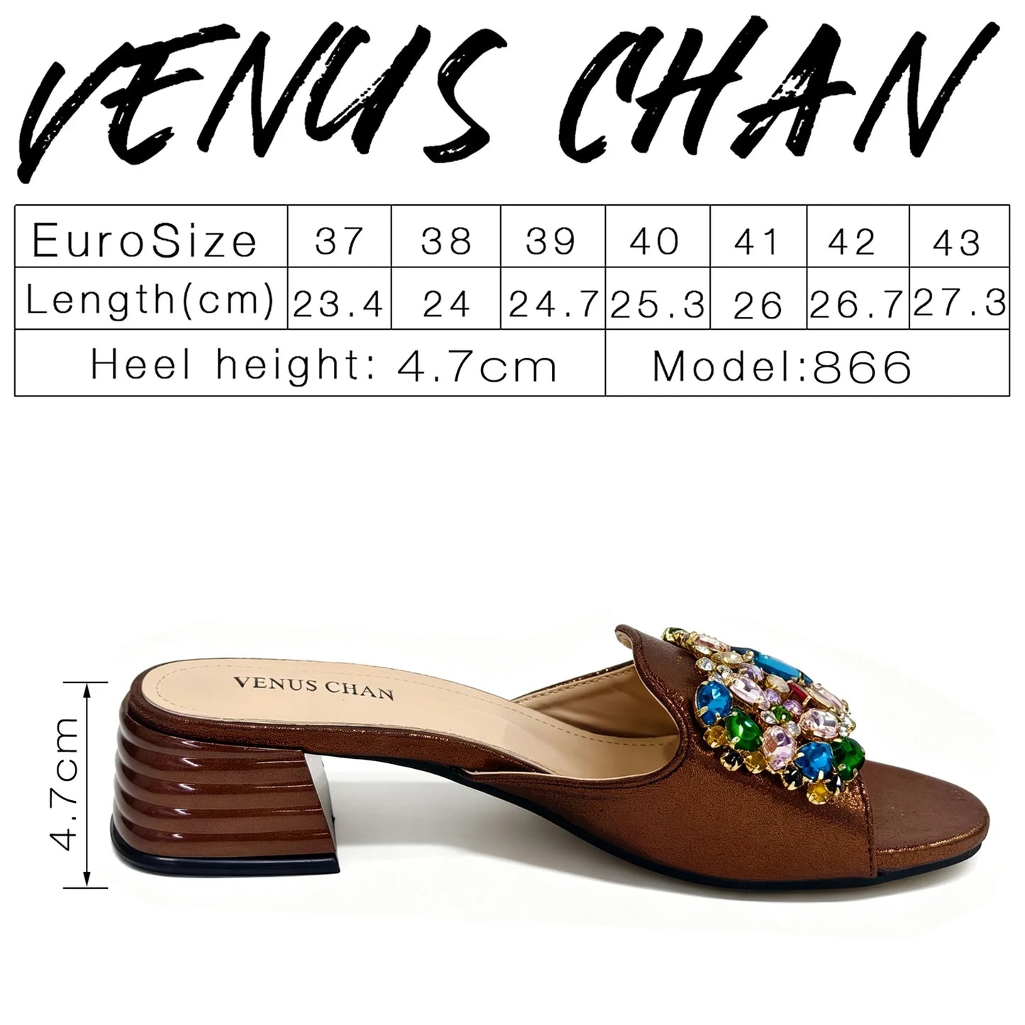 Women Luxury Multicolor Rhinestone Blue Heel Mules Black Satin Open Toe Slip On Sandals Elegant Wedding Evening Party Designer