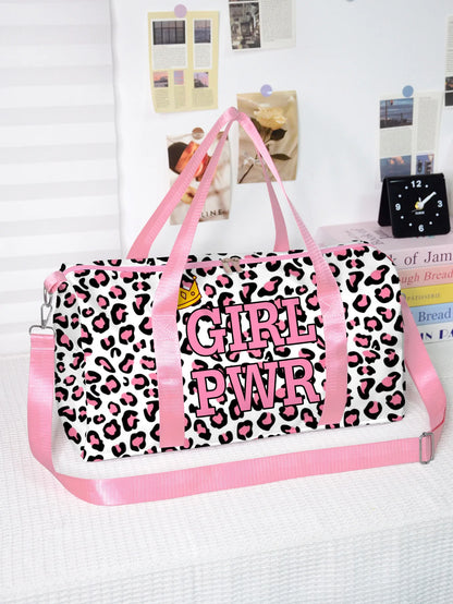 Popular Youthful Striped spots 3D Print Barrel Shape Crossbody Outdoor Sports Bags Gym Yoga Bag Large Capacity Travel Bags