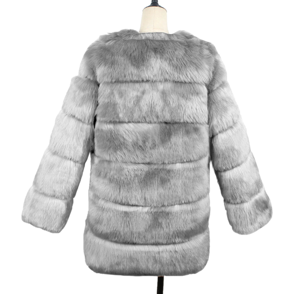 2026 Winter Long Sleeve Faux Fur Long Coat Women Elegant Pink Fluffy Outwear Jacket Lady Solid Casual Thick Warm Furry Outwear
