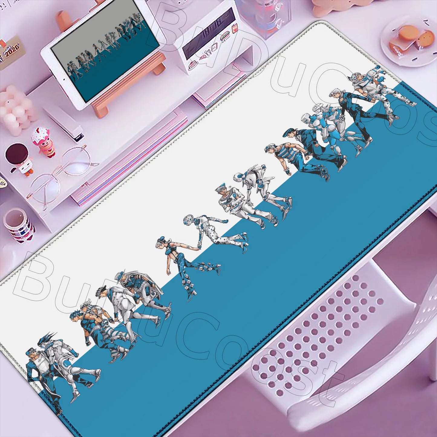 HD J-Jojo B-Bizarre A-Adventure Mouse Pad Gaming 900×400mm Mousepad Xxl Mouse Mat Offices Accessories Keyboard Pad Computer Desk