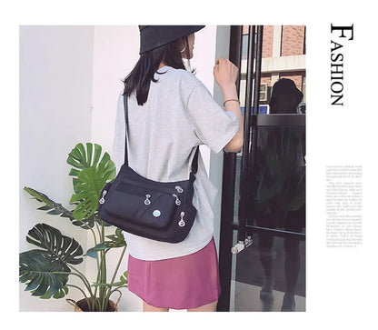Fashion Casual Crossbody Shoulder Bag Women Bag Nylon Waterproof Messenger Bags For Lady Handbags High Quality Multifunctional