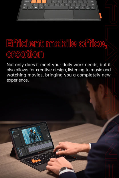 OneXPlayer X1 Pro 3In1 Handheld Console Mini Laptop Tablet A1470-32+2TB LPDDR5 2TB 10.95'120Hz Touch Win11 AI Camera HDMI Output
