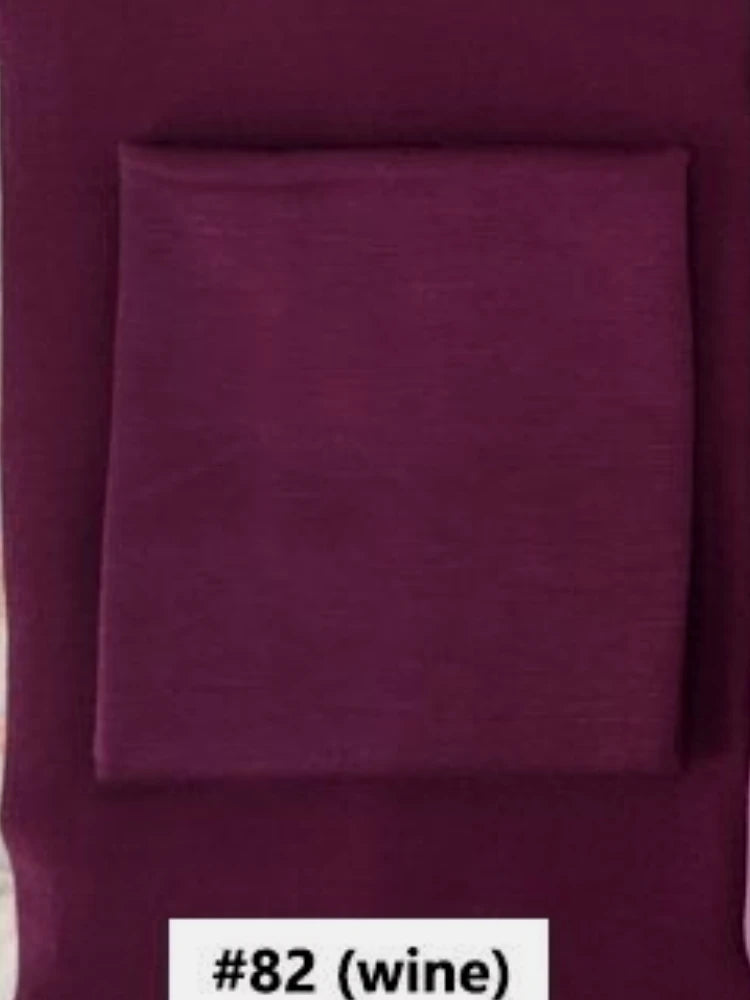 84colors Modal Hijab with Modal Undercap Set Basic Stretchy Pullover Headscarf Thin Breathable Sunscreen Head Wrap Hijabs Scarf