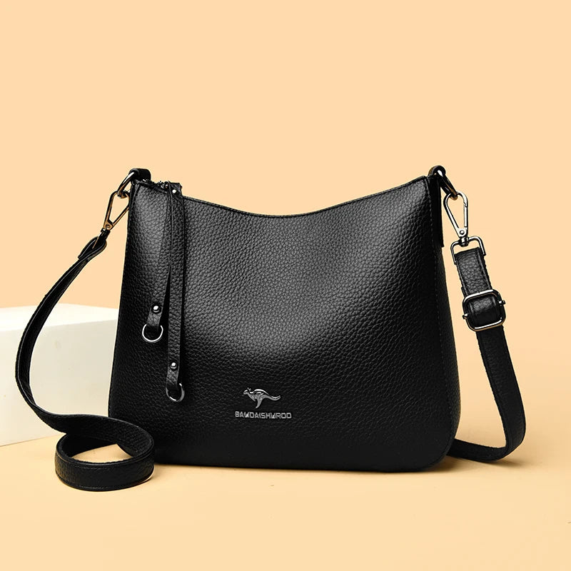 Luxury Leather Large Capacity Handbags Women Bags Designer Tote Bag Shoulder Crossbody Sac Ladies Shopping Messenger Bags