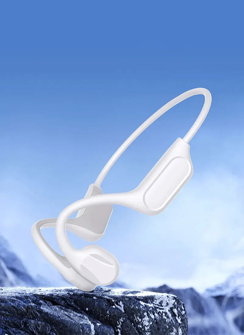 NEW IPX8 Sports Bone Conduction Bluetooth Earphones HiFi Sound Bluetooth 6.0 Wireless Headest with Mic for Swimming Running