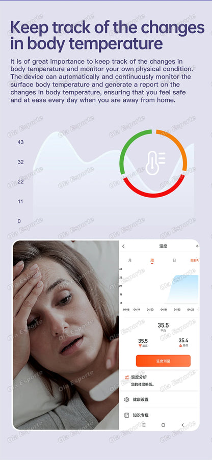 AI ECG Detection Smart Ring 2026 Blood Pressure Heart Rate Body Temperature Monitoring 5ATM Waterproof Multiple Sport Smartring