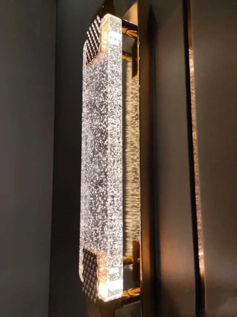 Modern Luxury Crystal Wall Lamp Bedroom Bedside Corridor Stairway Hallway Restaurant Kitchen Background Wall Led Light Sconce