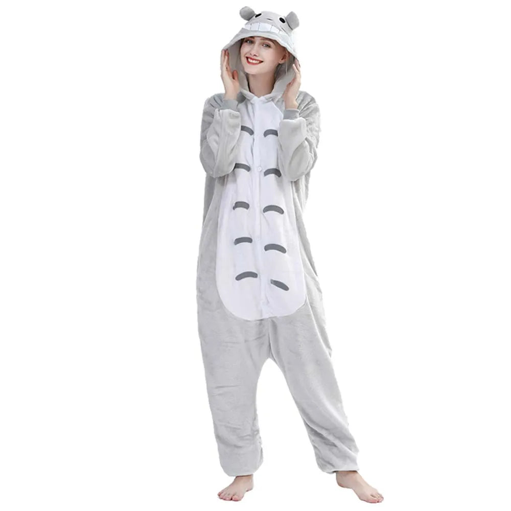 Kigurumi Unicorn Cartoon Onesies Kids Children Animal Pajamas Jumpsuits Women Men Sleepwear Onepiece Anime Cosplay Costumes