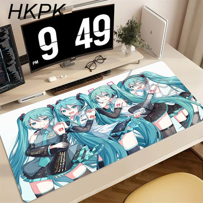Anime Mouse Pad Gamer Keyboard Pad Desk H-hatsune Miku Mouse Mat Carpet Rubber Tapis Souris Gaming Notbook Exquisite PC Mousepad