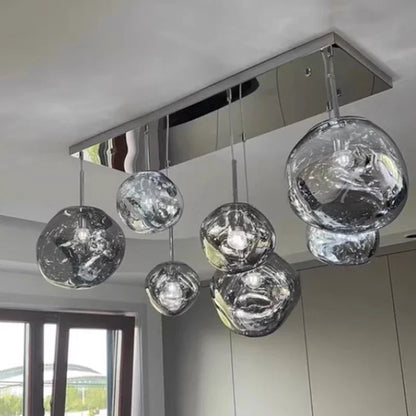 Nordic LED Lava Pendant Lights PVC Lighting Ideal for Living Room Indoor Decor Home Fixtures Loft Kitchen Hanging Lamp