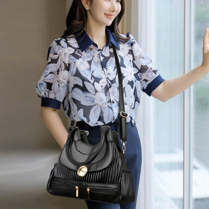 Genuine Brand Luxury Handbags for Women Designer Fashion Tote Bag High Quality Soft Pu Leather Shoulder Crossbody Hand Bags Sac