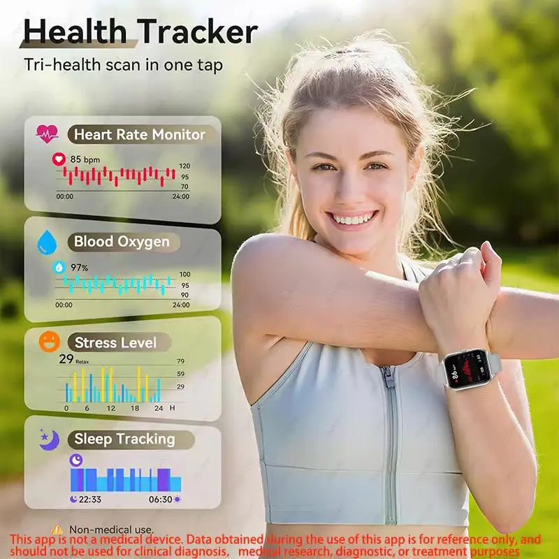 2026 new ultra-thin outdoor sports smartwatch, wirelesscommunication,suitable for men's and women'ssports,stepcounting,best gift