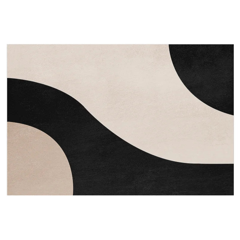 French Retro Living Room Decoration Plush Carpet Large Area Non-slip Mat Light Luxury Rugs for Bedroom Thicken Cream Lounge Rug