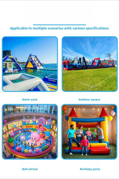 Starry Sky Soccer Airtight Inflatable Bubble House, Clear PVC Football Dome for Stargazing Party Event Photo Booth Decor