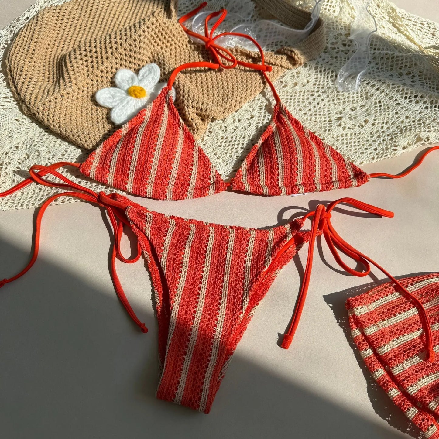 2026 Sexy Bikinis Female Swimsuits Women Three-Piece Swimwear Beach Swimming Wear Bathing Suits Brazilian Bikini Set Pool Bather