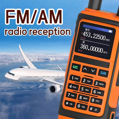 BAOFENG UV-17Pro Max Dual Band VHF/UHF Walkie Talkie with One-key Frequency Matching NOAA Weather Channels for Hiking Camping