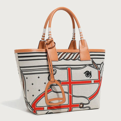 New Fashion Women's Tote Bag Trend Brand Versatile Shoulder Bag High Quality Temperament Crossbody Bag Designer Luxury Handbag