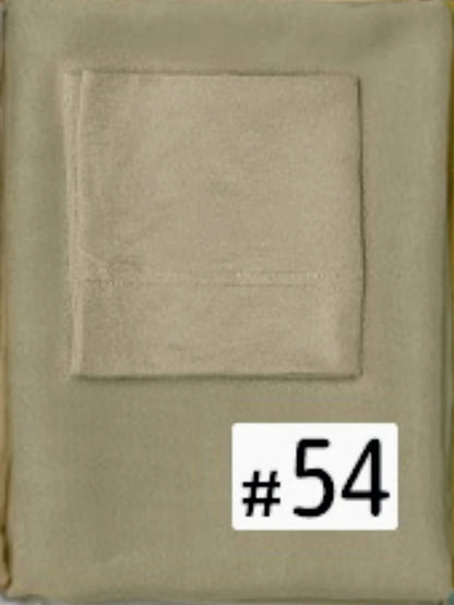 84colors Modal Hijab with Modal Undercap Set Basic Stretchy Pullover Headscarf Thin Breathable Sunscreen Head Wrap Hijabs Scarf