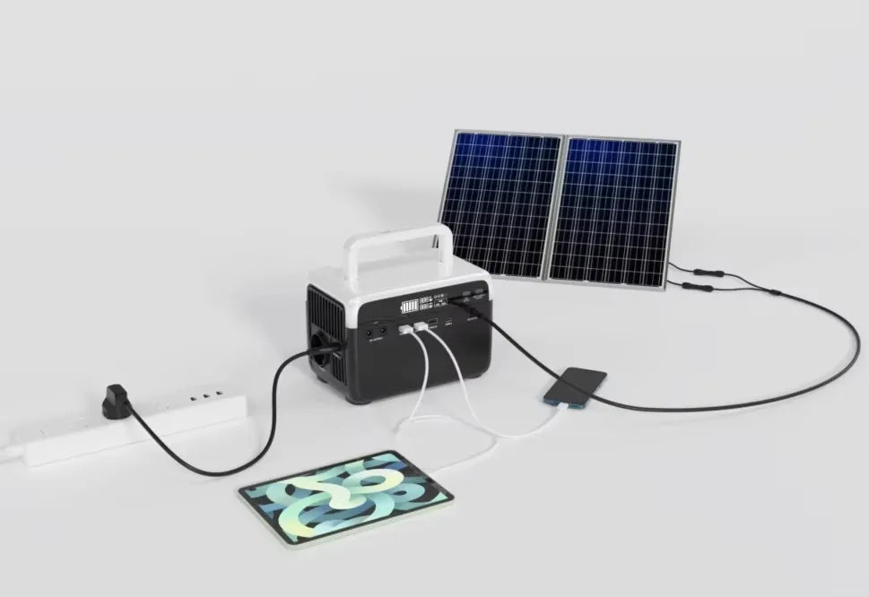 Wholesale 300W Pure Sine Wave Small Solar Generator Power Station Lifepo4 Emergency Portable Electric Power Station for Camping