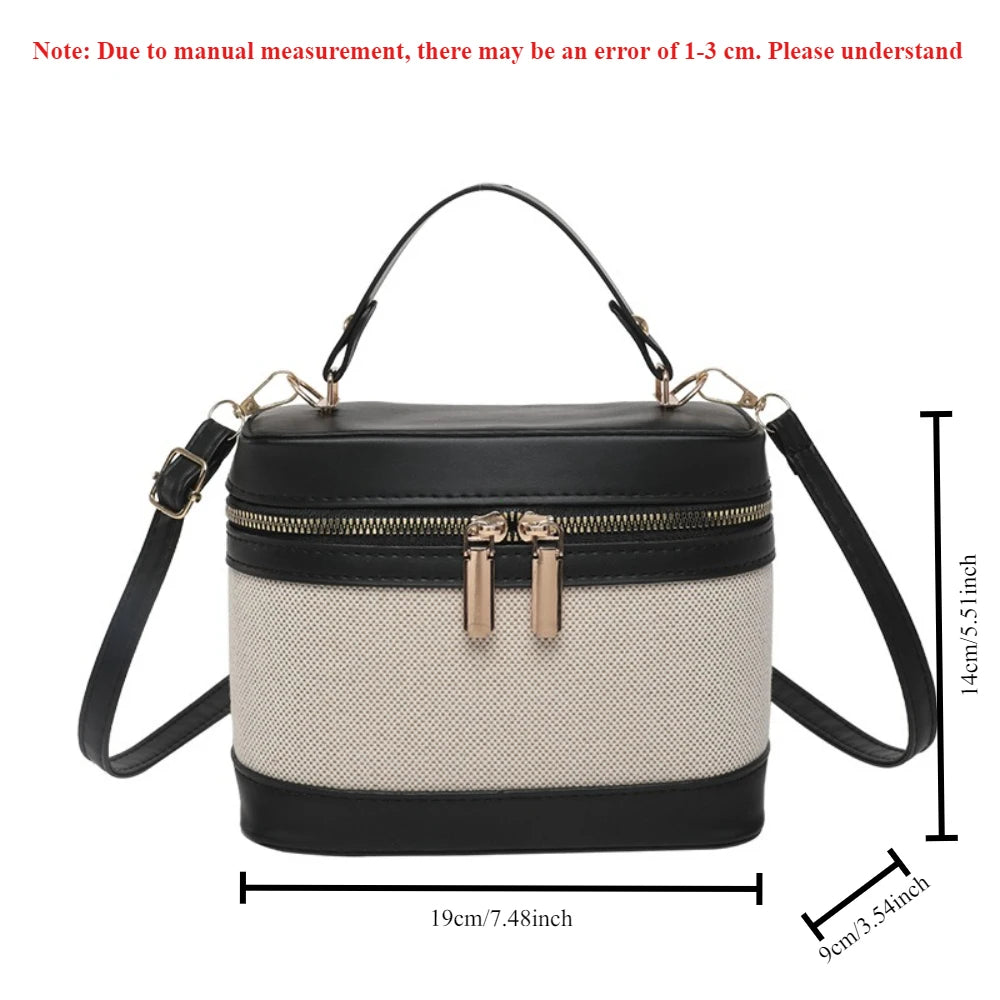 Fashion Round Bucket Bags For Women's Daily Used, Leopard Pattern Crossbody Shoulder Bag For Commuting, Casual Ladies Handbags