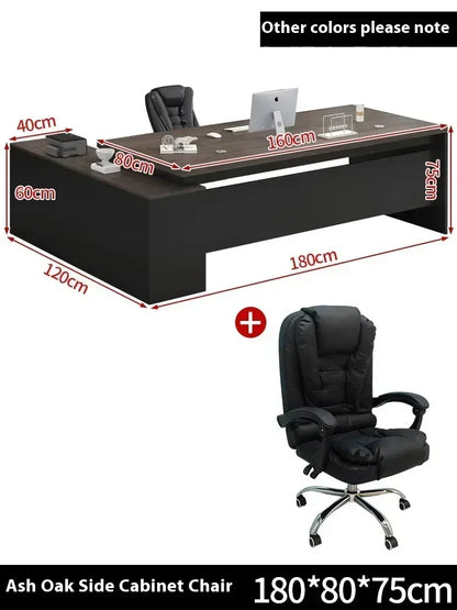Executive Table Desk Writing Professional Auxiliary Computer Tables Work Corner Student Side Desk Study Mesa Office Furniture