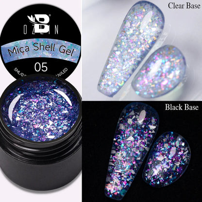7.5ml Golden Light  Magnetic Gel Golden Gems Magnetic Gel Nail Polish Cat Nail Sparkling Glitter Semi Permanent Varnish