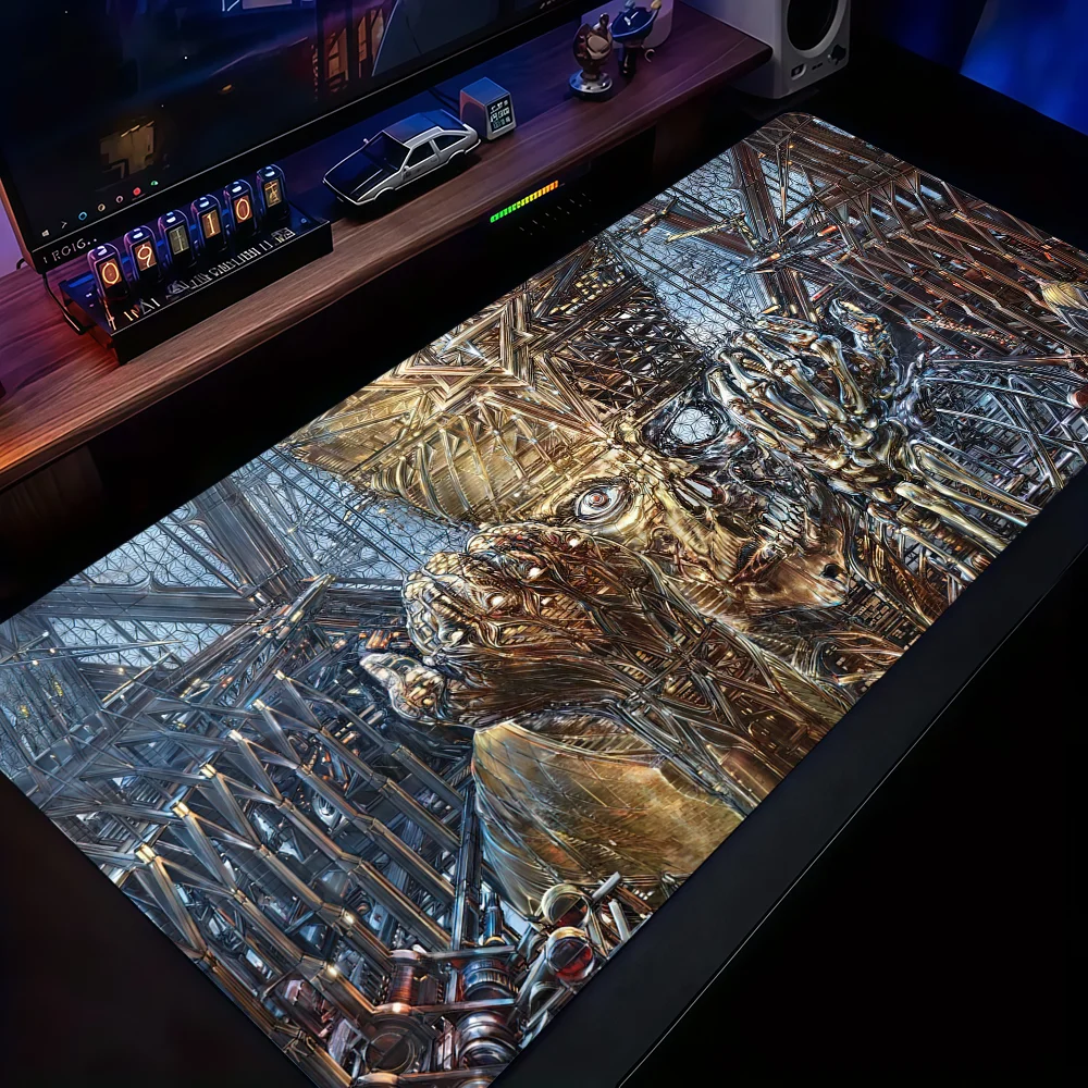 G-Ghost Cool Band Skeleta Mouse Pad Non-slip Thickened MousePad Student Gaming Cushion Large Writing Lockedge Office