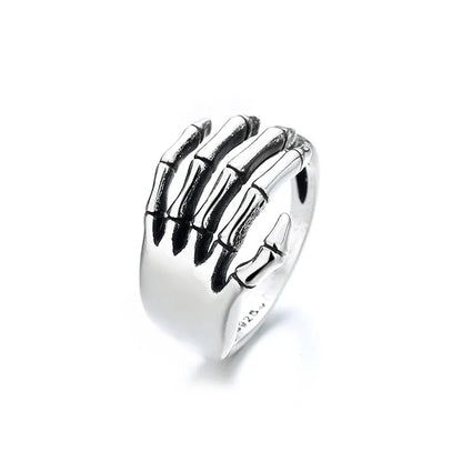 VENTFILLE 925 Sterling Silver Geometric Multilayer Round Bead Ring Female Fashion Punk Temperament Prevent Allergy Charm Jewelry