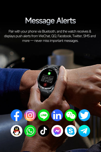 2026 New ECG+PPG Body Fat Analysis Health Smart Watch Uric Acid BP Blood Oxygen Bluetooth call Sports Smart Watch For Men Women