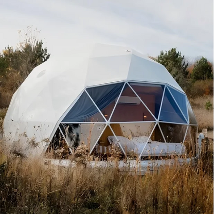 Luxury Geodesic Dome Tent Waterproof PVC Spherical Glamping House Transparent Bubble Tent For Resort Villa Commercial Rental