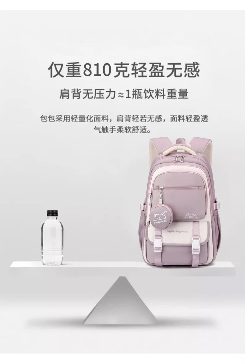 Waterproof light Weight Girls Backpacks School Bags for women Fashion travel bag printing child School Backpack mochila infantil