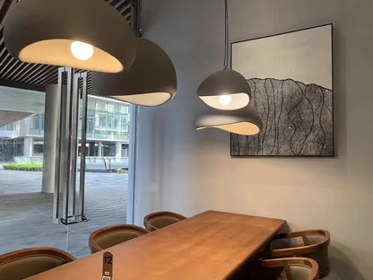Nordic Minimalist Wabi-Sabi E27 LED Pendant Lights Modern Ceiling Chandelier For Dining Room Bedroom Bar Loft Home Hanging Lamp